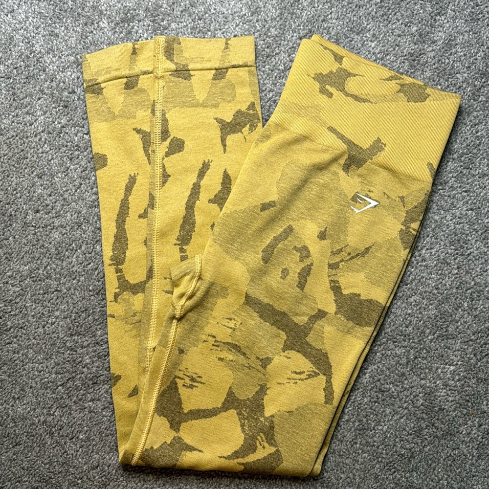 Gymshark Animal Print Legging with butt scrunch